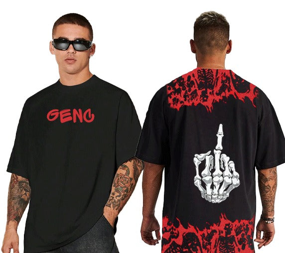 black and red GEN C T-shirt