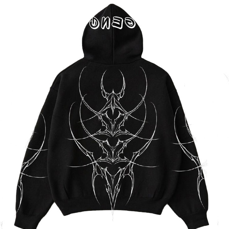 Spider desgin__ Black Hoddie