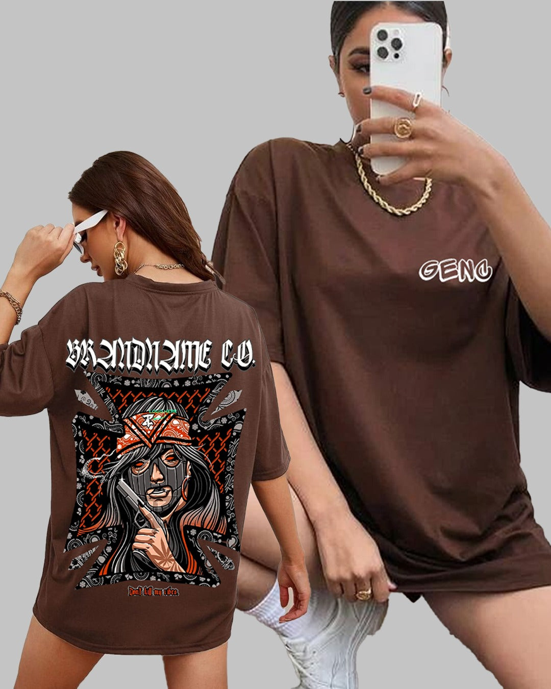 GENG female Relaxed Fit T-shirt