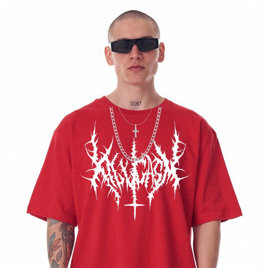 Red and white GEN C T-shirt