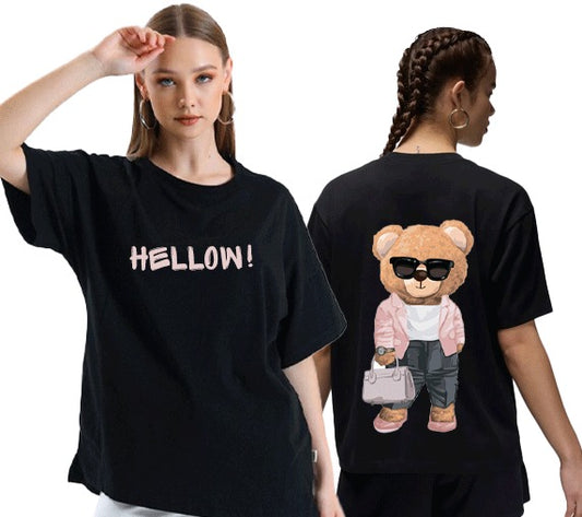 Cute teddy-hellow-female Relaxed Fit T-shirt
