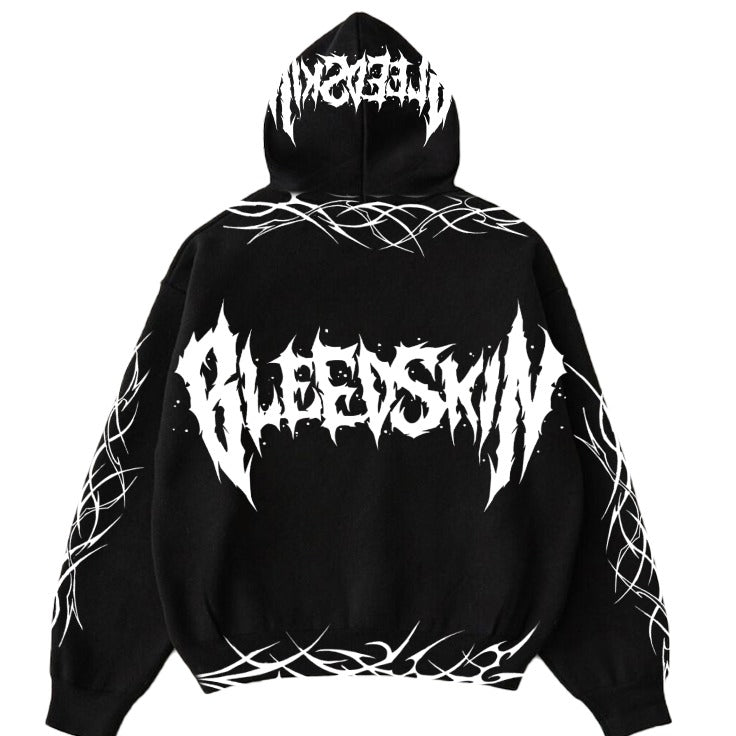 Bleedskin Black Hoddie