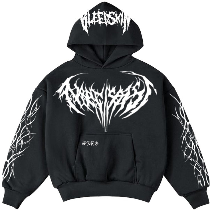 Bleedskin Black Hoddie
