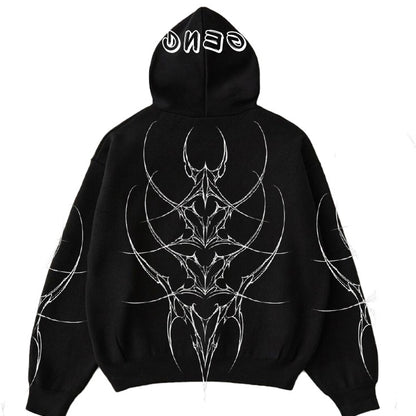 Spider desgin__ Black Hoddie