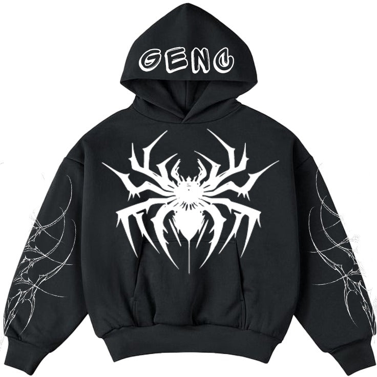 Spider desgin__ Black Hoddie
