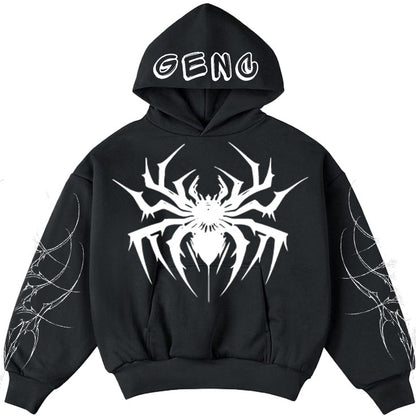 Spider desgin__ Black Hoddie