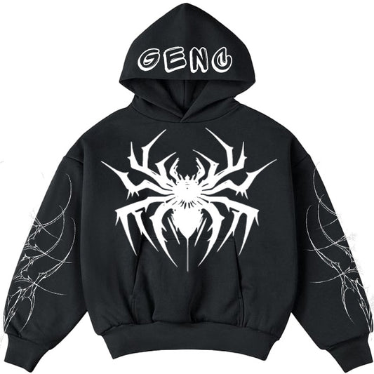 Spider desgin__ Black Hoddie