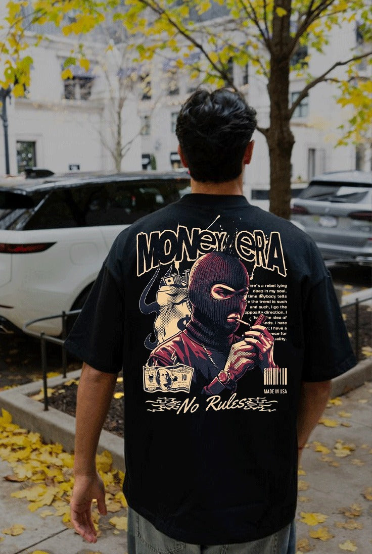 Black Printed T-Shirt