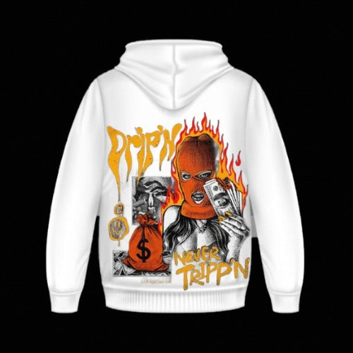 Never Trippn__ Black Hoddie