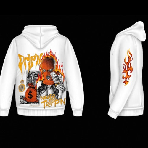 Never Trippn__ Black Hoddie