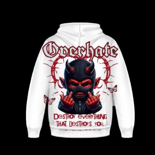Overhate__ Black Hoddie