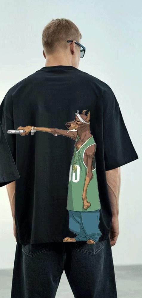 Black Printed T-shirt