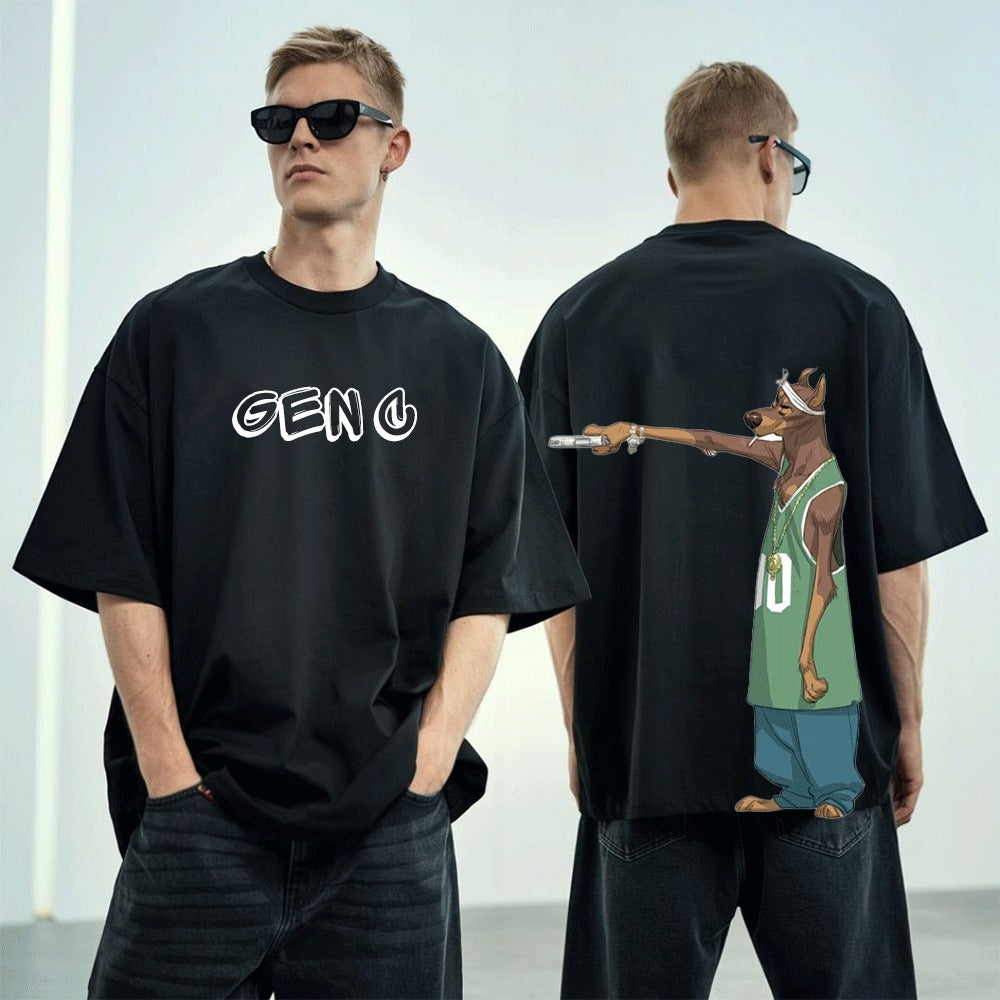 Black Printed T-shirt