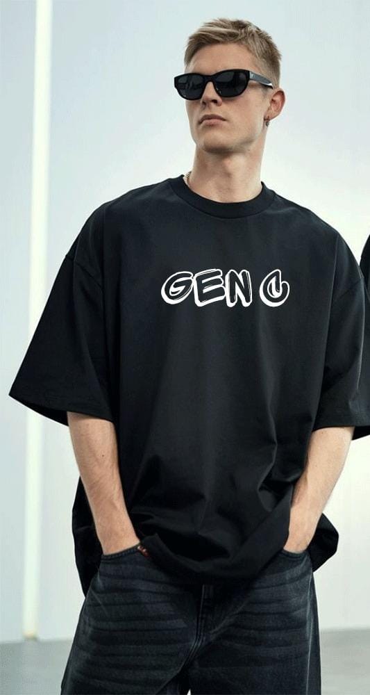 Black Printed T-shirt