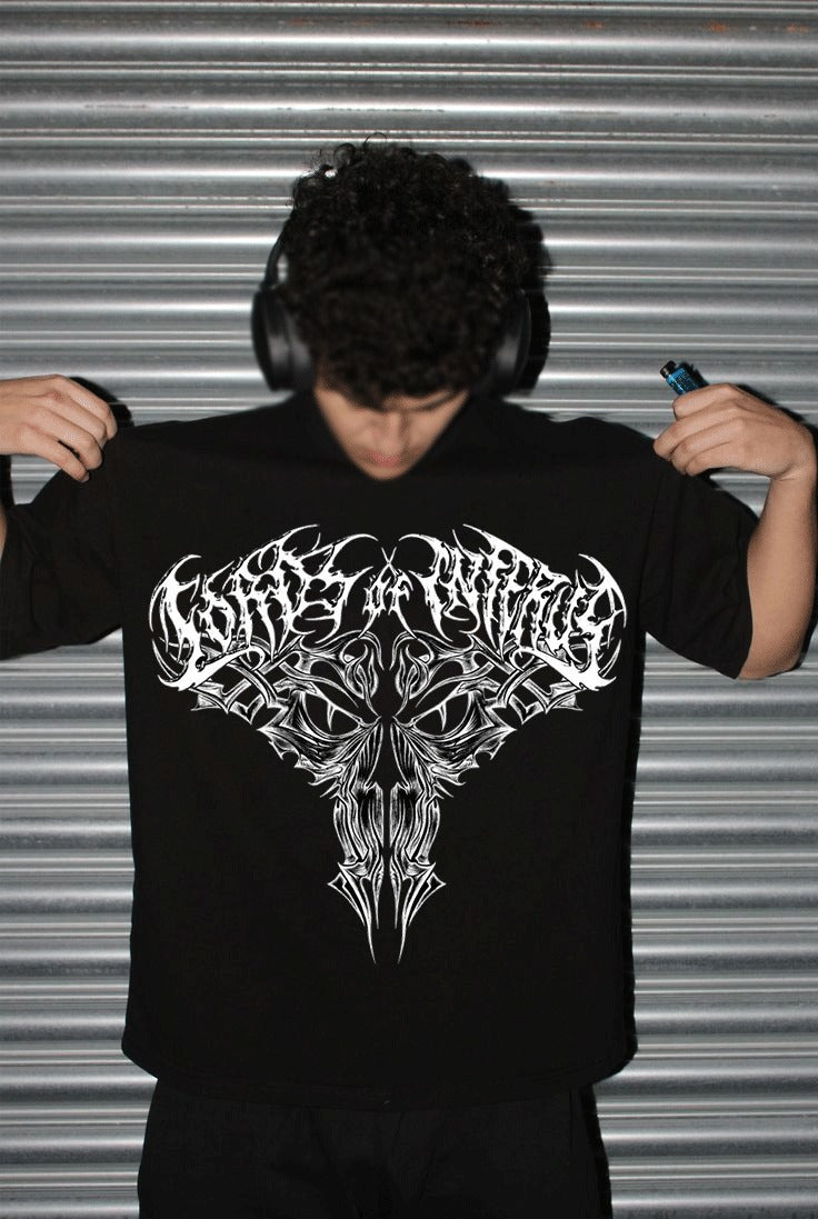 Black Printed T-shirt