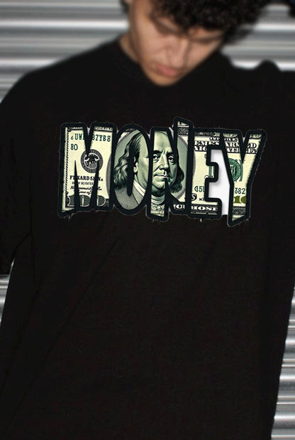 Black Printed T-Shirt