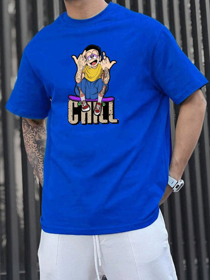 nobita blue chill t-shirt